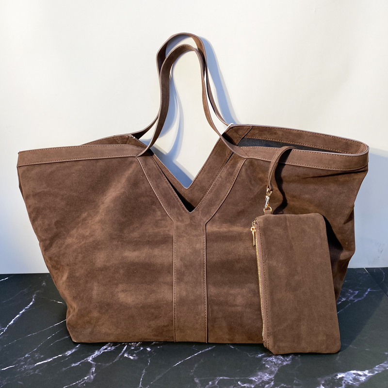 Luxury Bags Of 2026 - Oversized Faux Suede Tote Bags For