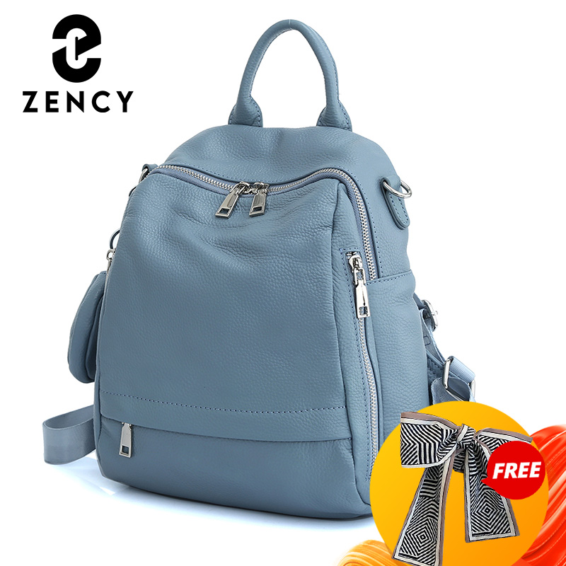 Luxury High Quality Bags - Zency Women's Genuine Leather Backpack High-Quality