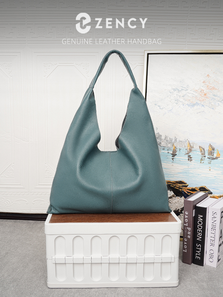 Luxury Bags Reseller - Zency Soft Genuine Leather Women's Big