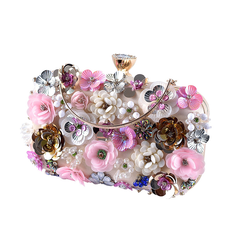Luxury Bags Reseller - Fashion Women Bags Flower Diamonds Embroidery
