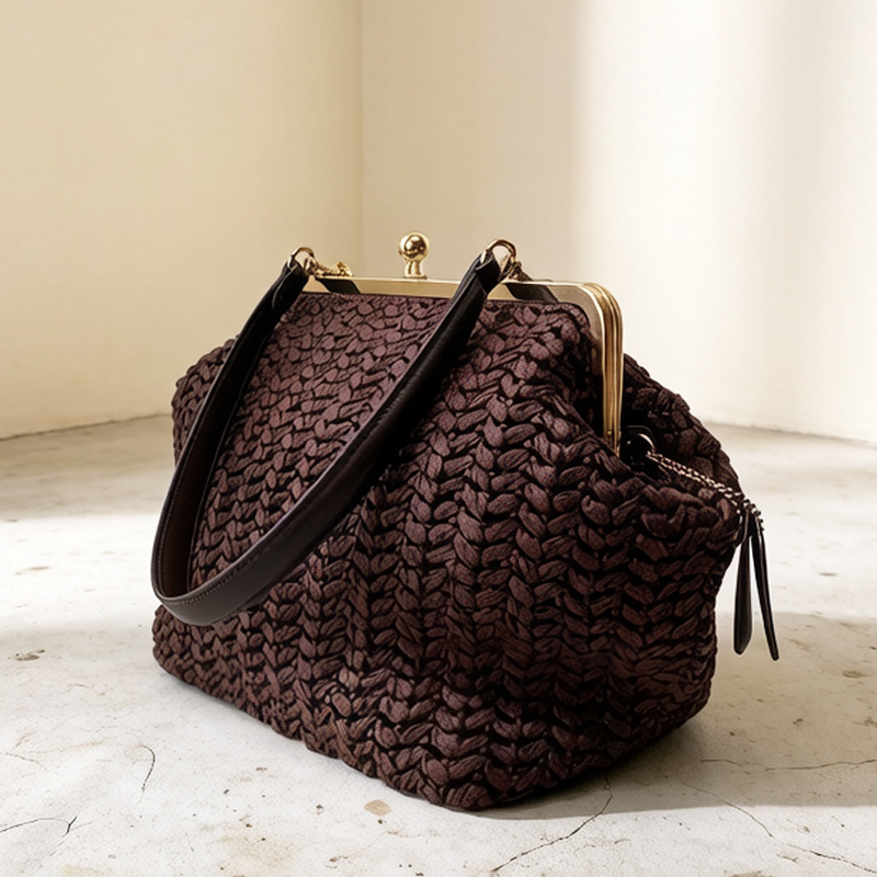 Hand-Woven Kisslock Frame Shou - Luxury Bags Of 2026 review and price