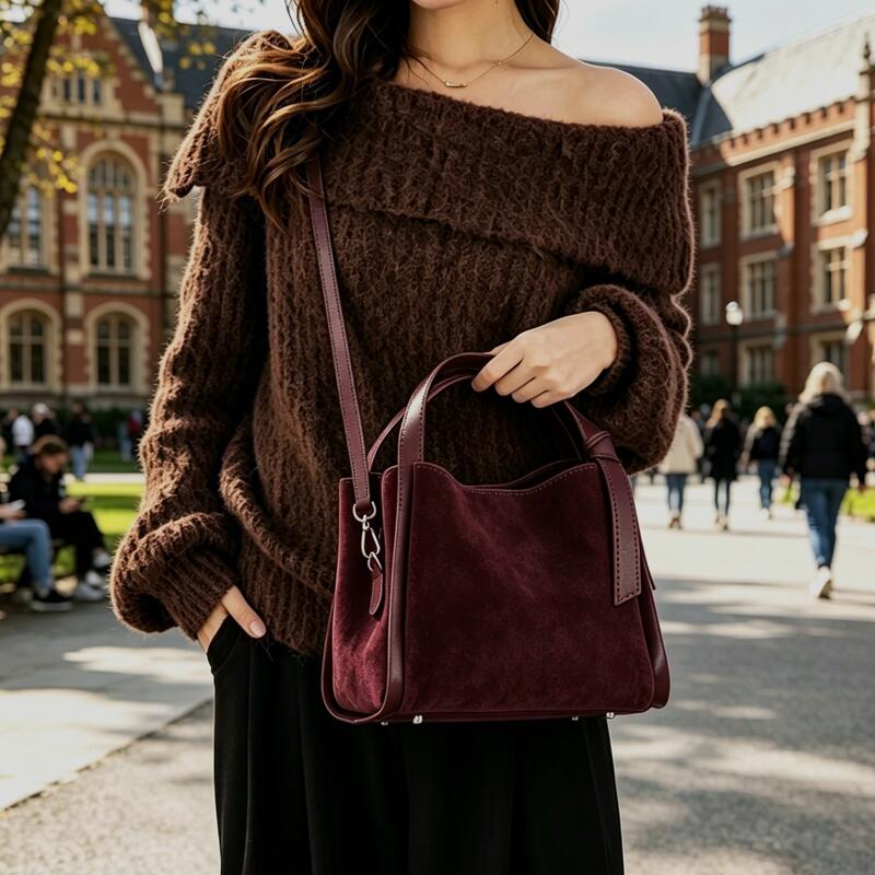 Winter Women's Genuine Suede C - Bucket Bag Suede review and price