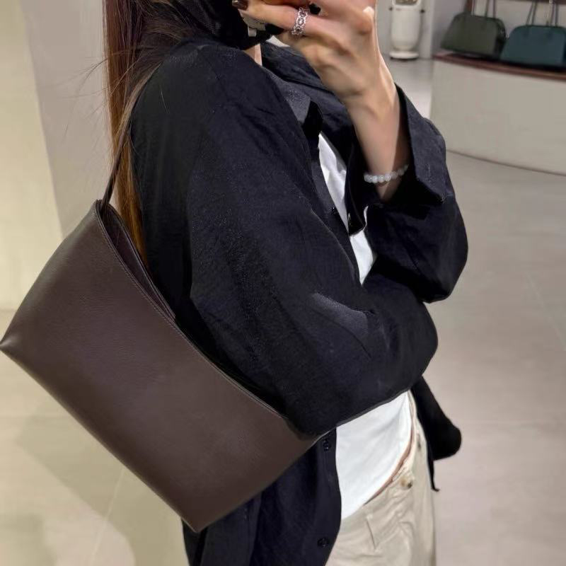 Fashion Smiley-Mouth Shoulder  - Bucket Bag Suede review and price