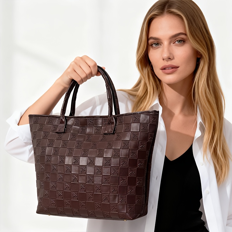 Light Luxury Deep Brown Quilte - Luxury Bags Reseller review and price