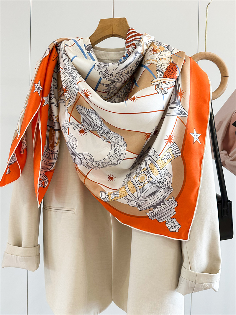 Luxury Brand Scarf Large Silk  - Luxury Bags For Women Brands review and price