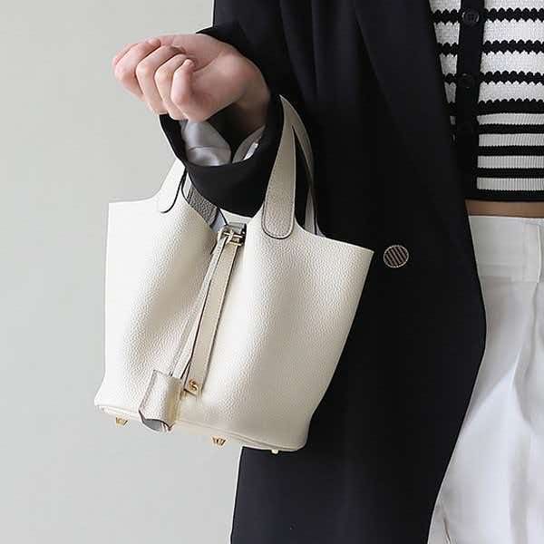 Leather Vegetable Basket, Wome - Bucket Bag Suede review and price