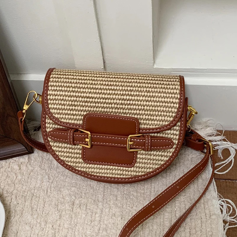 England Style Mini Straw Saddl - Luxury Bags Of 2026 review and price