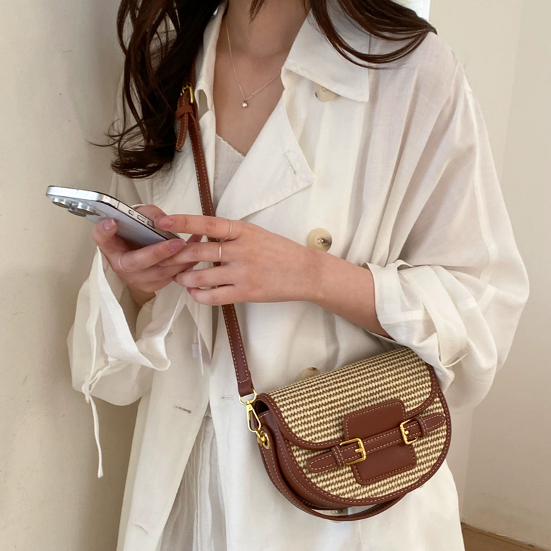 England Style Mini Straw Saddl - Luxury Bags Of 2026 review and price