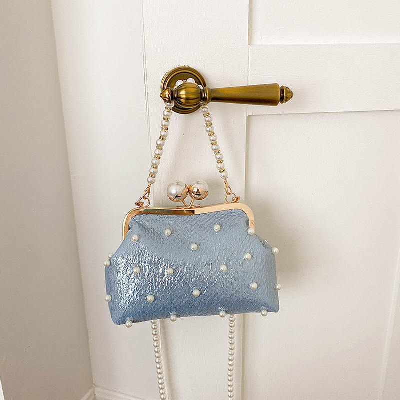 Glitter Pearl Decor Kiss Lock  - Luxury Bags That Are Affordable review and price
