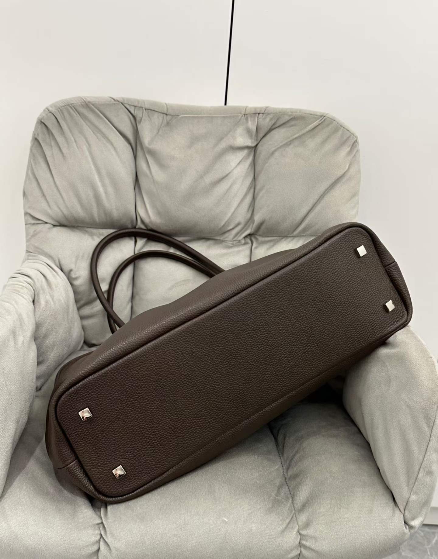 New Women Pebbled Grain Top‑Ha - Luxury Bags Old Money review and price